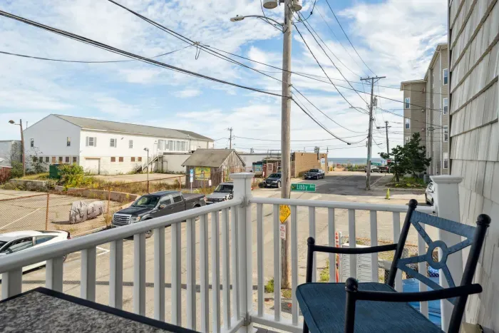 Private balcony with ocean views located off the living room!