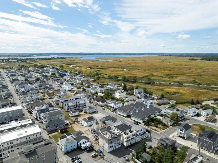 Aerial view of property,  1 min walk to beach