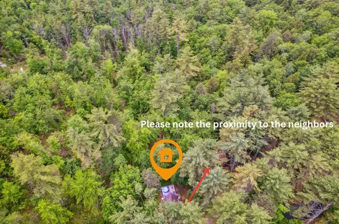 While Camp Conway is surrounded by woods, there are neighbors on either side. Please be advised before booking.