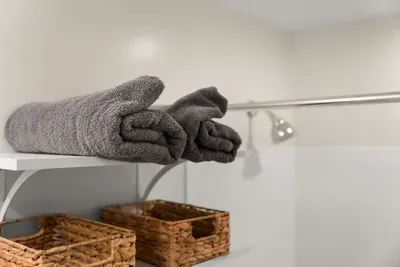 Fresh towels ready for your use during your stay