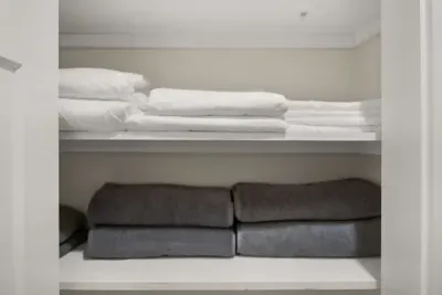 Fresh towels ready for your use during your stay