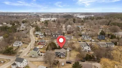 From high above, a stunning view of our charming home