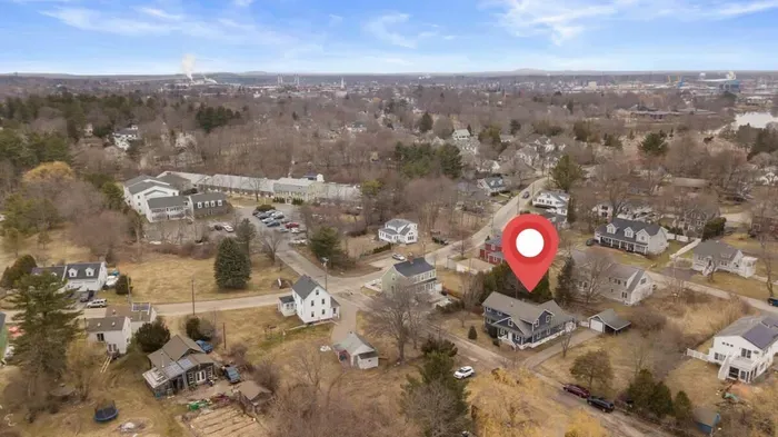 From high above, a stunning view of our charming home