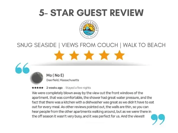 5 Star review from a guest