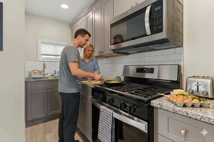 Fully-equipped kitchen