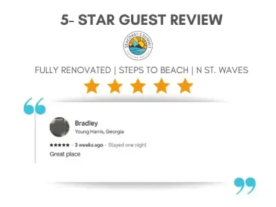 5 Star Review from a Recent Guest