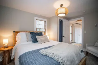 Bedroom #2 with a queen bed. Clean linens and towels provided.