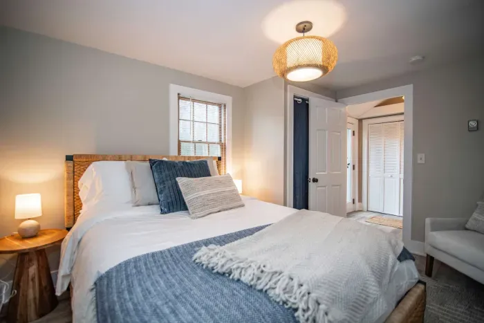 Bedroom #2 with a queen bed. Clean linens and towels provided.