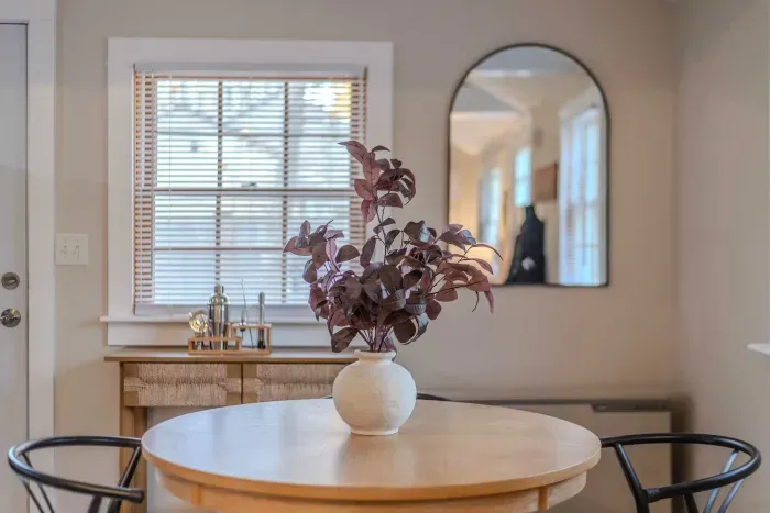 The dining area with seating for 4. It also makes a great work-from-home station!