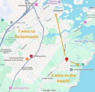 This home is minutes away from popular Portsmouth NH and Wallis Sands State Park!