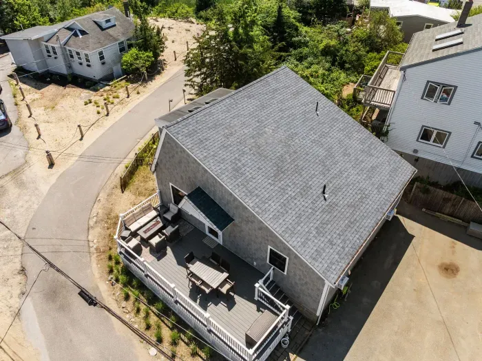 Aerial view of Beach Plum Cottage!