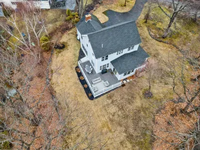 Aerial view of the home!