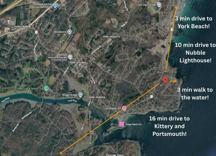Near all major locations in Southern Maine! Walk in the quiet neighborhoods by the ocean or take a quick drive to the beach!
