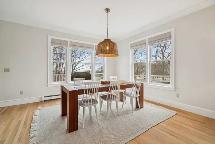 Open-concept dining area with plenty of seating for the family!