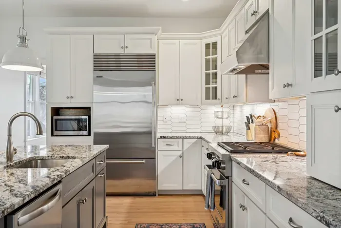 Large kitchen with updated appliances and everything needed to make a good meal!