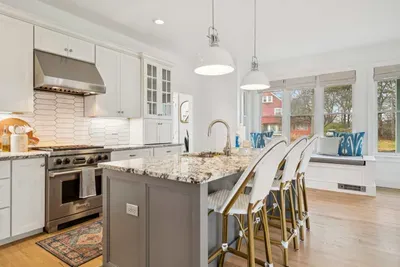 Large kitchen with updated appliances and everything needed to make a good meal!