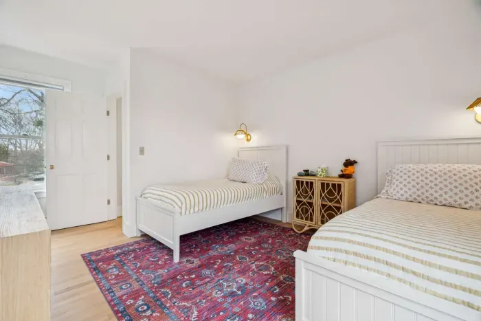 Bedroom #3 with two twin beds. Clean linens provided.