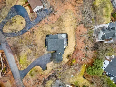 Aerial view of the home!