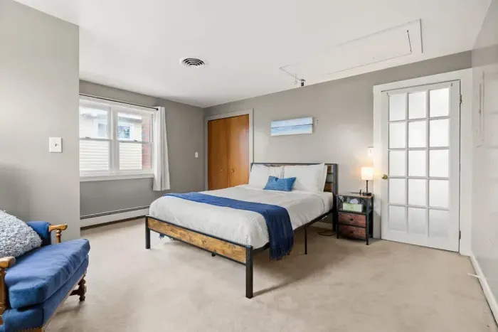 Bedroom #4, located on the second floor with queen bed