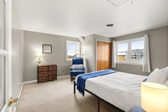 Bedroom #4, located on the second floor with queen bed