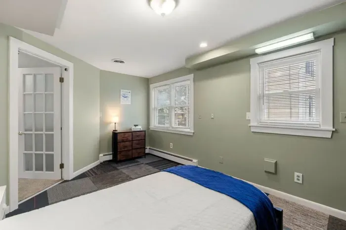 Bedroom #5, located on the second floor with two twin beds (second twin bed not pictured as was added after photos were taken)