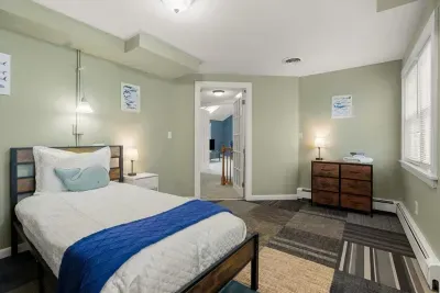 Bedroom #5, located on the second floor with two twin beds (second twin bed not pictured as was added after photos were taken)