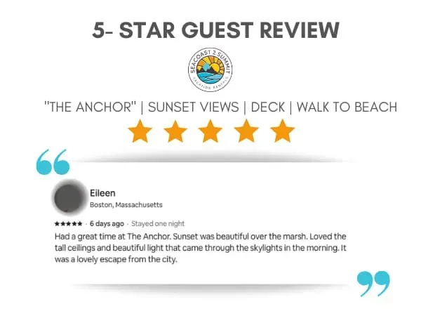 5 Star Review from a Recent Guest