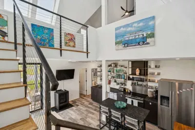 Second floor staircase