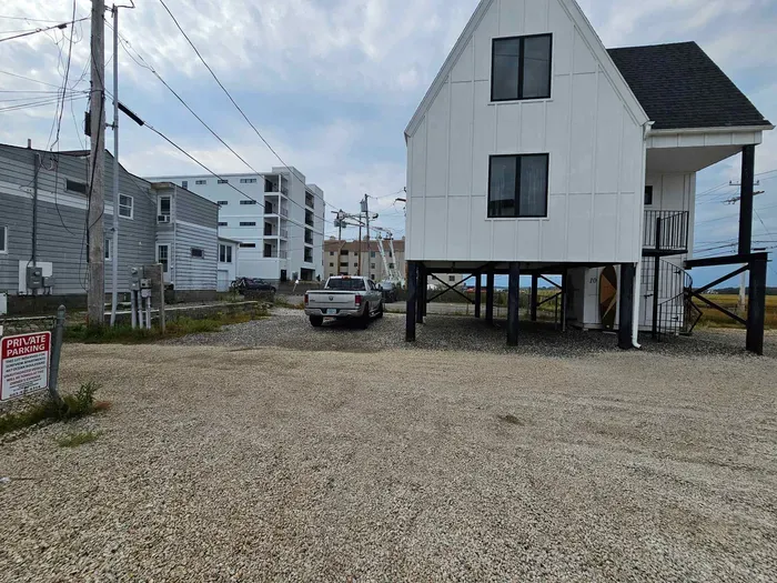 You can park close the house just like how this car is parked.