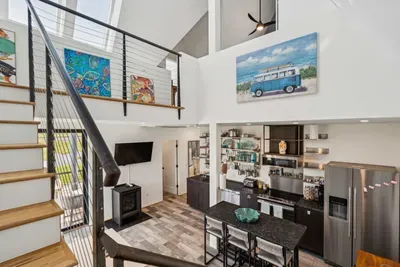 Second floor staircase