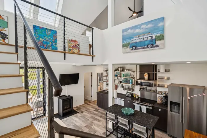 Second floor staircase