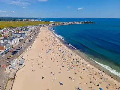 aerial view of hampton beach new hampshire