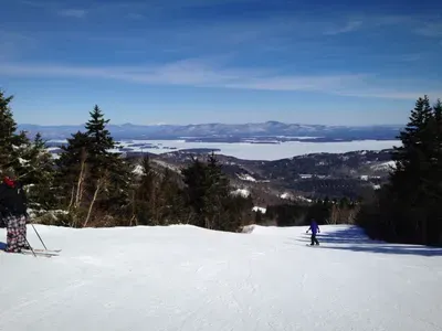 new hampshire slopes in the winter