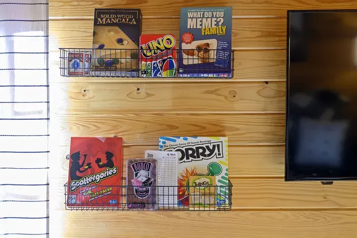 Lots of games supplies (these change over time but we try to keep the best games!)