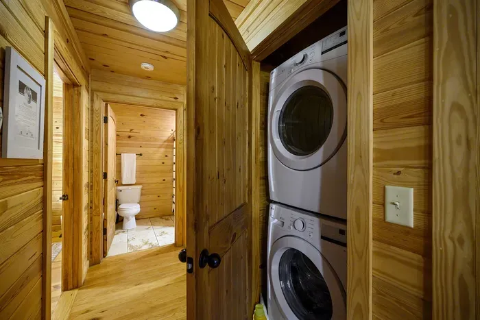 Long day of hiking or at the lake? Throw in a load- we supply laundry soap