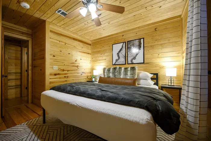 Guest room with a KING right across from the master suite