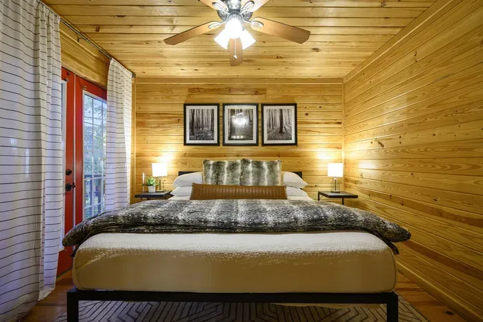 Spacious master suite