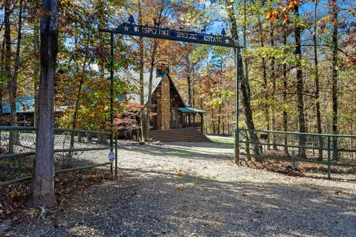 Private GATED entrance and fully fenced 2 acres