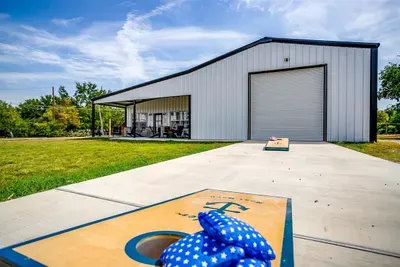 Large cement driveway