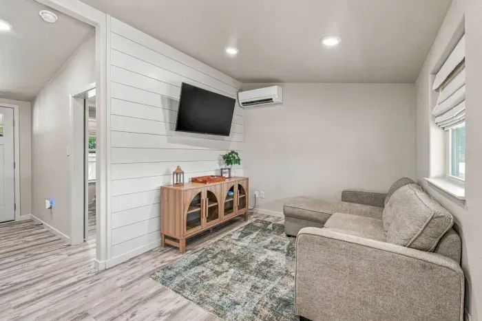Living room with Smart TV