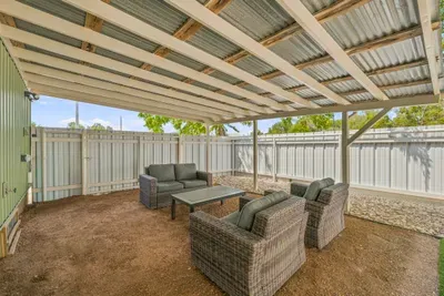 Covered patio for outside activities