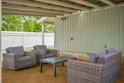 Covered patio to enjoy the outside