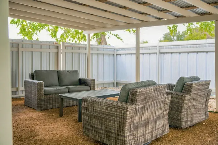 Sit and enjoy your stay outside