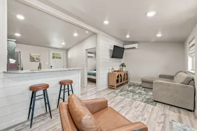 Living room off the kitchen