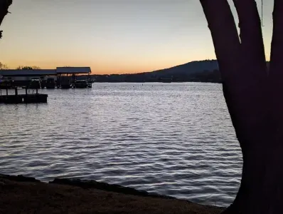 Right from the comfort of our patio. Start your day with nature's splendid beauty, where each morning brings a new masterpiece. Perfect for a peaceful retreat or a morning cup of coffee, our lake house is where memories are made.