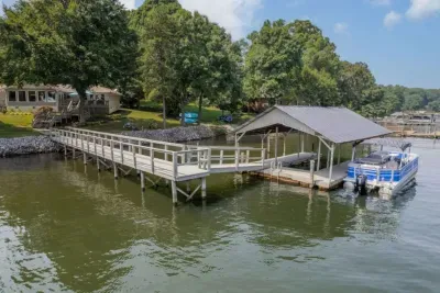 Lakeside Dock: Unwind on your private dock—perfect for parking your boat and setting off to explore Lake Norman