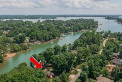 We're located on a quiet portion of Lake Norman, with easy access to the rest of the lake via boat.