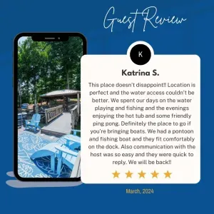 Check out this review from a recent past guest