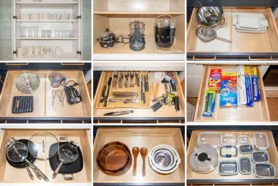 We have a wide variety of utensils, storage bins, small appliances, you name it.