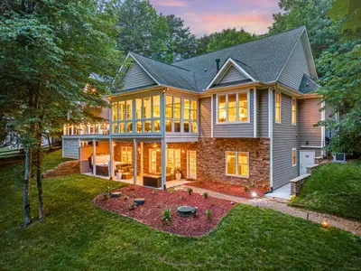 Outside view of the home from the rear.